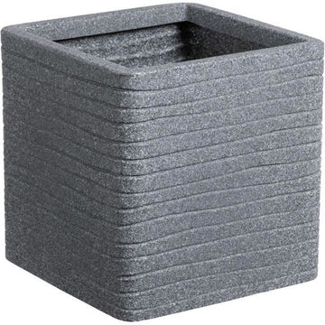 Maceta Strata Banbury 31 x 31 x 31 cm Cemento Plástico Cuadrado