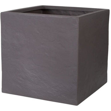 Maceta Strata 40 x 38 x 40 cm Cemento Plástico Cuadrado