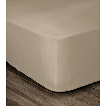 Sábana Bajera Lovely Home Beige Cama individual 90 x 190