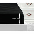 Sábana Bajera Ajustable Lovely Home Negro Cama doble 180 x 200 180 x 200 cm
