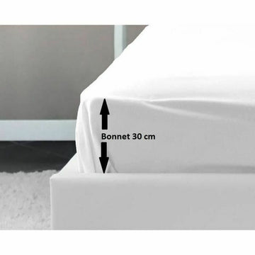 Sábana Bajera Lovely Home Blanco Cama doble 140 x 190 cm