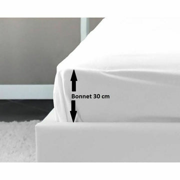 Sábana Bajera Ajustable Lovely Home Blanco Cama doble 180 x 200 cm