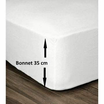 Sábana Bajera Lovely Home Blanco Cama doble 140 x 190 cm