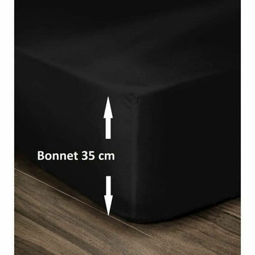Sábana Bajera Ajustable Lovely Home Negro 180 x 200 180 x 200 cm