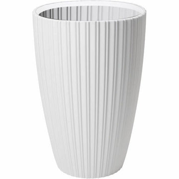 Maceta Garden ID Fancy Blanco Polietileno 40 x 58 cm