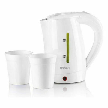 Hervidor Haeger 	EK-10W.015A- Blanco 1100 W Plástico 500 ml