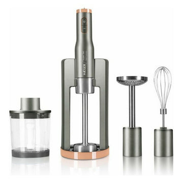 Batidora de Mano Multifunción con Accesorios Haeger HB-80C.024A Gris 800 W