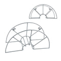 Portamanguera Grouw Metal 43 x 15 x 23 cm