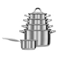 Batería de Cocina Smile MGK-10 Acero 10 Piezas