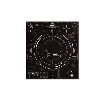 Alfombra Gaming Genesis Tellur 400 Negro Tela