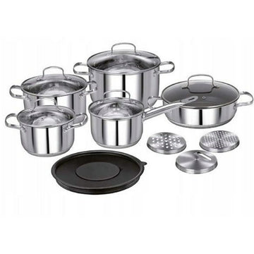 Batería de Cocina Smile MGK-22 Acero 14 Piezas