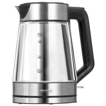 Hervidor Mpm MCZ-122 Negro Gris Vidrio Acero Inoxidable 2200 W 1,7 L