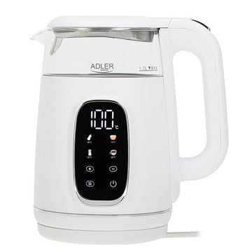 Hervidor Adler AD 1305ws Blanco Plateado 2200 W 1,7 L