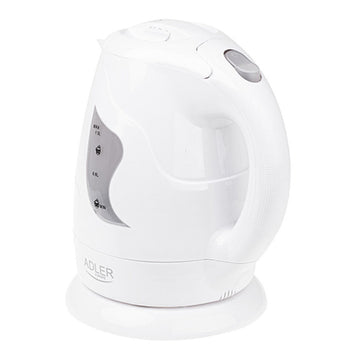 Hervidor y Tetera Eléctrica Adler AD 08w Blanco 1 L Plástico