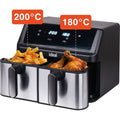 Freidora de Aire Eldom IK1500 dualcrisp Negro 2000 W 9 L