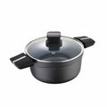 Cacerola Con Tapa San Ignacio Bistro SG6425 Negro mate Ø 20 x 10 cm 1,8 L