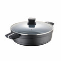 Olla con Tapa de Cristal San Ignacio Bistro SG6427 Negro mate Aluminio fundido Baja