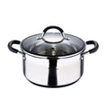 Cacerola Con Tapa Masterpro foodies bgmp-1502-bk Acero Inoxidable (5 L) 24 x 12 cm