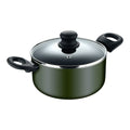 Cacerola Con Tapa San Ignacio experto Negro Verde Ø 28 cm