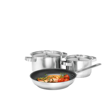Batería de Cocina Electrolux E3SS Plateado 5 Piezas