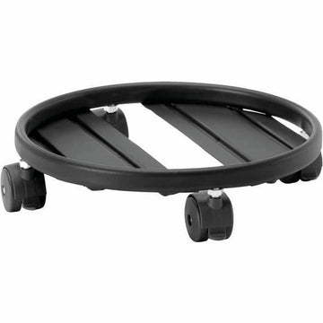 Soporte con Ruedas para Macetas Garden ID Negro Metal 30 cm
