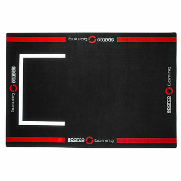 Alfombra Gaming Sparco S099101NRRS Rojo Negro/Rojo