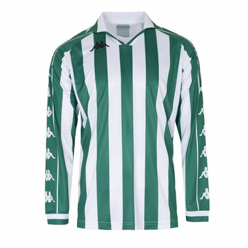 Camiseta de Fútbol de Manga Corta Hombre Kappa Onso Blanco Verde