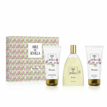 Set de Perfume Mujer Aire de Sevilla Aire de Sevilla Peonía 3 Piezas