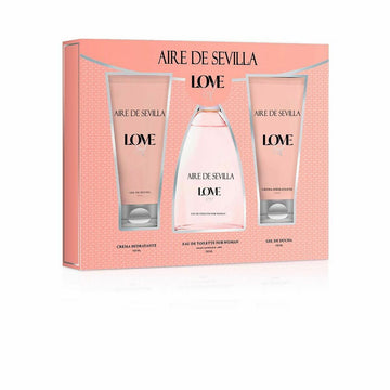 Set de Perfume Mujer Aire de Sevilla Love 3 Piezas