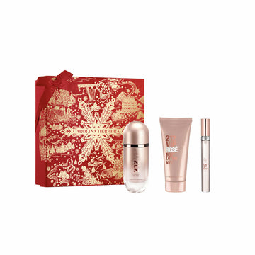 Set de Perfume Mujer Carolina Herrera 212 VIP Rosé 3 Piezas