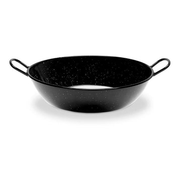 Sartén Vaello Negro Acero Multicolor Ø 32 cm Acero Esmaltado
