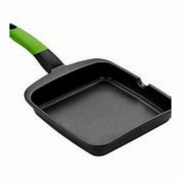 Plancha de Asar BRA A121459 Negro Metal Aluminio Ø 28 cm