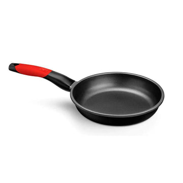 Sartén Antiadherente BRA A411228 Ø 28 cm Negro Rojo Acero Inoxidable Aluminio