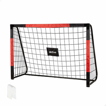 Portería de Fútbol Aktive 180 X 12 X 60 CM Negro Rojo