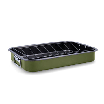 Rustidera Quid Naturalia Verde Metal 42 x 30,5 x 6,3 cm Rejilla
