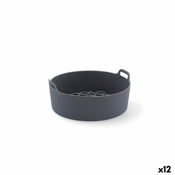 Cesta para Freidora de Aire Quid Naturalia Silicona 18 x 7,8 cm (12 Unidades)