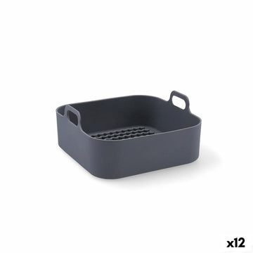 Cesta para Freidora de Aire Quid Naturalia Silicona 19 x 9 cm (12 Unidades)
