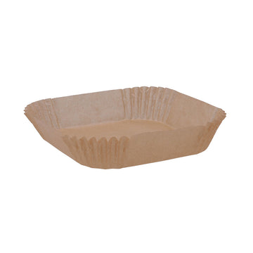 Cesta para Freidora de Aire Quid Naturalia Papel 20 x 4,5 cm 50 Unidades
