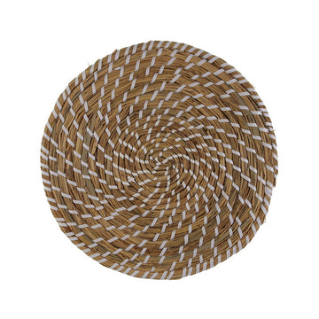 Salvamantel Versa Blanco Textil Jacinto de agua 38 cm