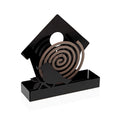 Soporte para espirales antimosquitos Versa Negro Metal 5 x 17 x 17 cm Pájaro
