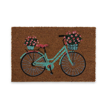 Felpudo Versa PVC Fibra de coco 40 x 2 x 60 cm Bicicleta