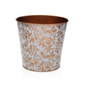 Maceta Versa Aurea Metal Minimalista 17,5 x 16,5 x 17,5 cm