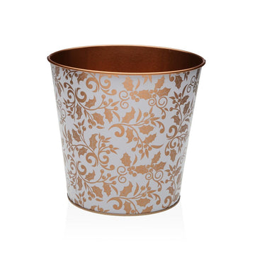 Maceta Versa Aurea Metal Minimalista 17,5 x 16,5 x 17,5 cm