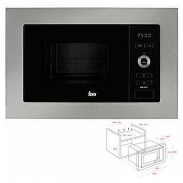 Microondas Integrable con Grill Teka MWE 225 FI 20 L 800W Acero 800 W 20 L
