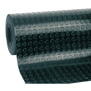 Alfombra Productos Gol Negro Caucho Círculo 1 x 10 m