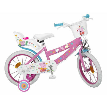 Bicicleta Infantil Toimsa TOI1695 Blanco Rosa 16"
