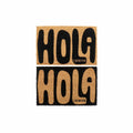 Felpudo DKD Home Decor Hola Caracola PVC Fibra (2 pcs) (60 x 40 x 1.5 cm)