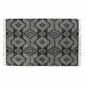Alfombra DKD Home Decor Blanco Negro Algodón (160 x 230 x 1 cm)