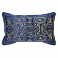 Cojín DKD Home Decor 8424001850358 Dorado 50 x 10 x 30 cm Azul marino