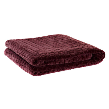 Manta DKD Home Decor Flechas Malva (130 x 170 x 2 cm)